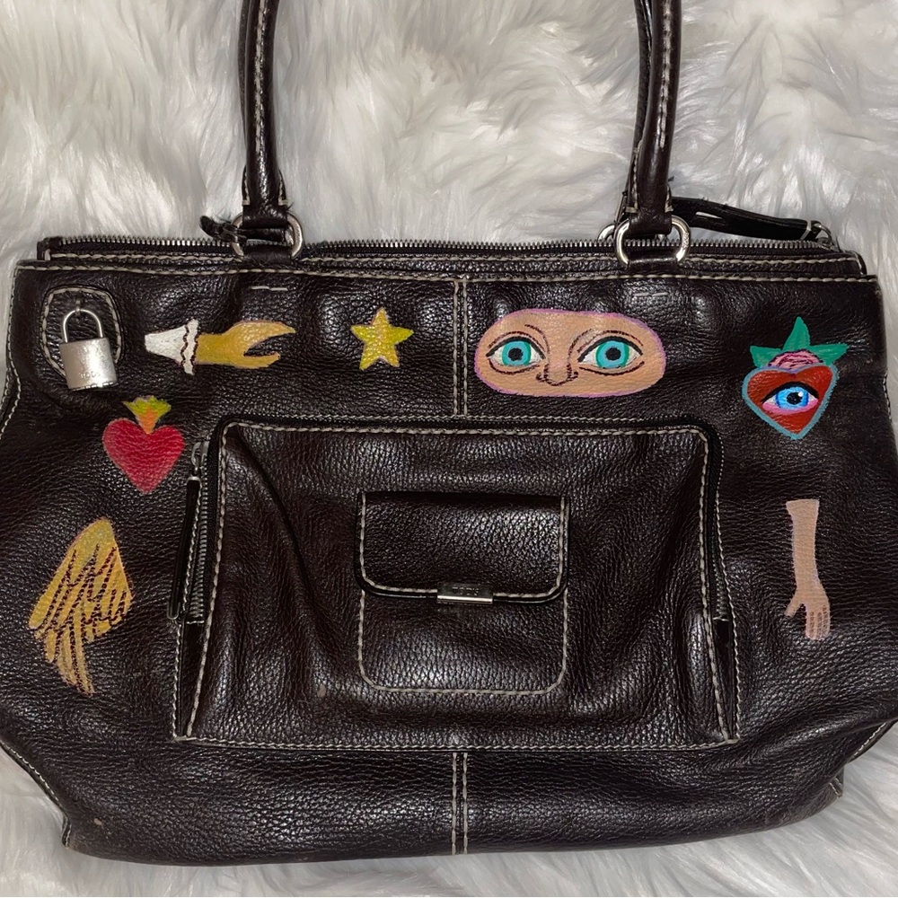 Bespoke Large Milagros Brown Bag